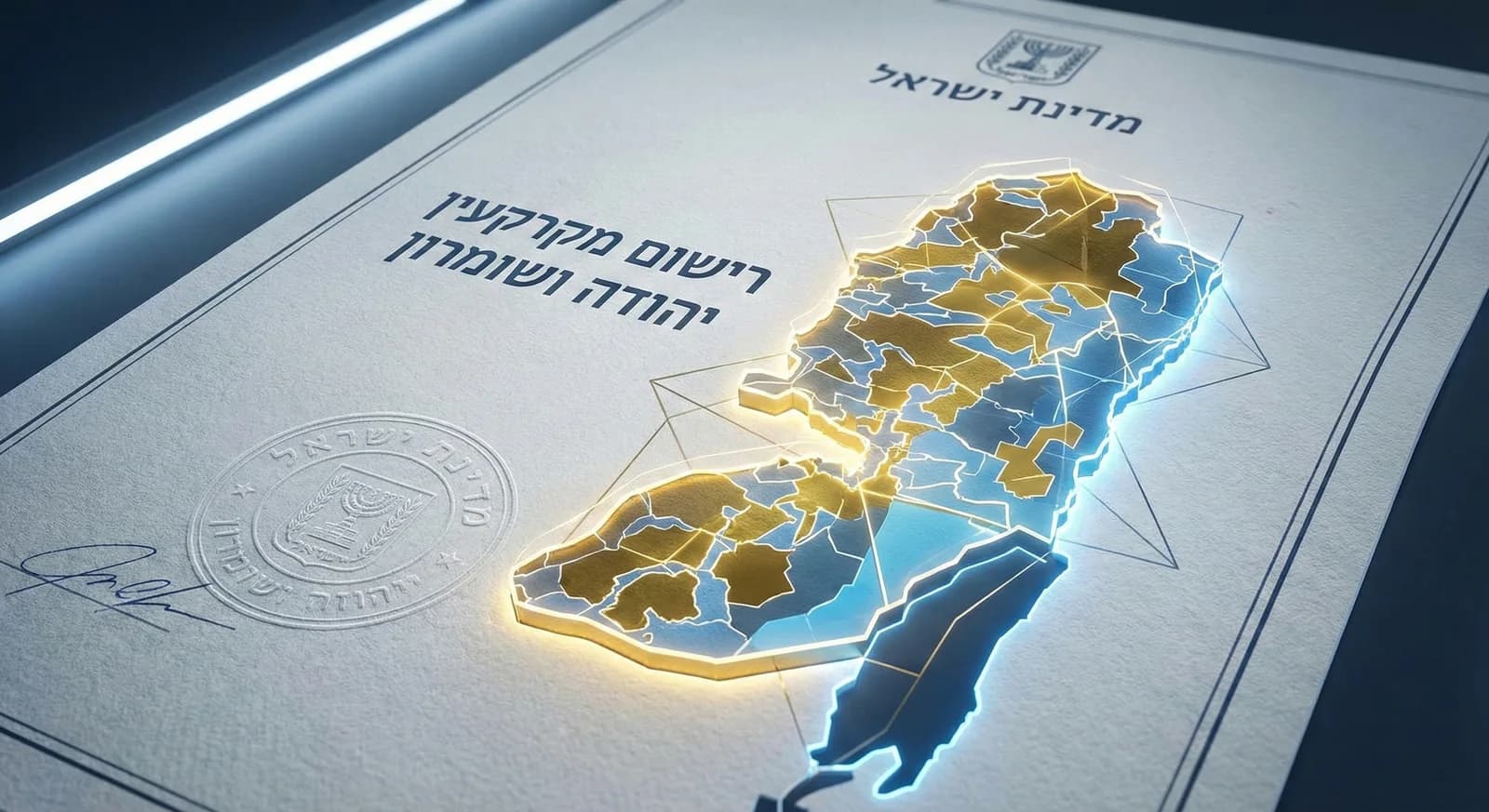 מהפכת הטאבו ביו"ש: הממשלה אישרה רישום מקרקעין לראשונה מאז 1967