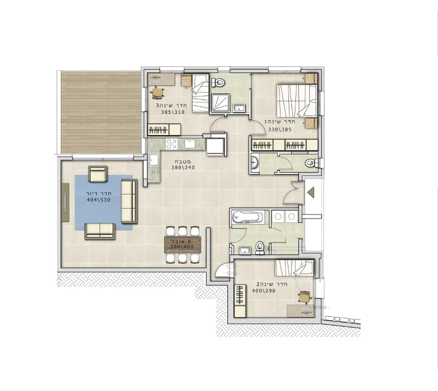 דירת 4 חדרים