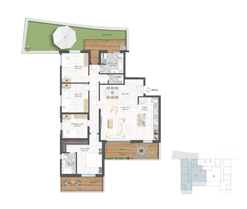 אלה - 5 חדרים