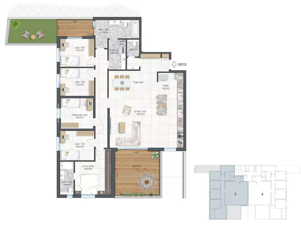 אלה - 6 חדרים