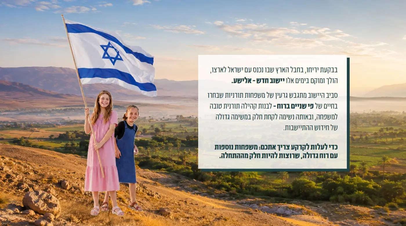 עובדה מוגמרת במבואות יריחו: היישוב אלישע קם מחדש על חורבות היאחזות הנח"ל שננטשה