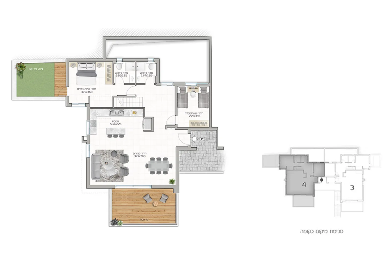 דגם שילה - קומה 1