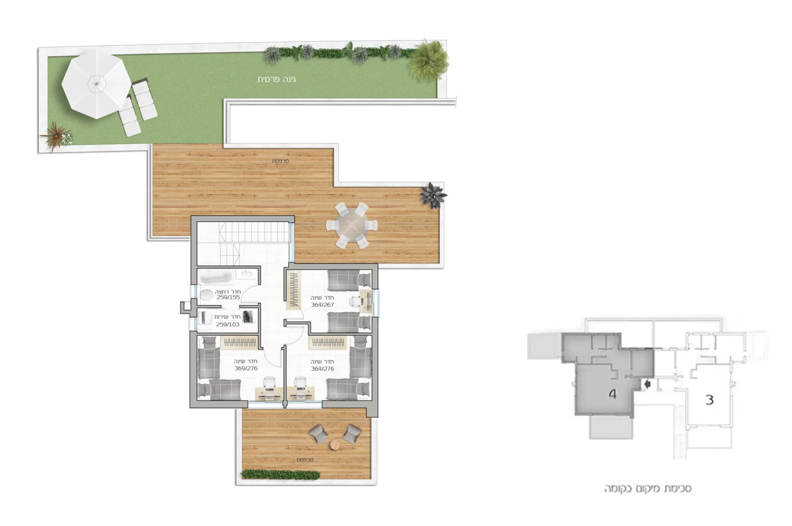 דגם שילה - קומה 1