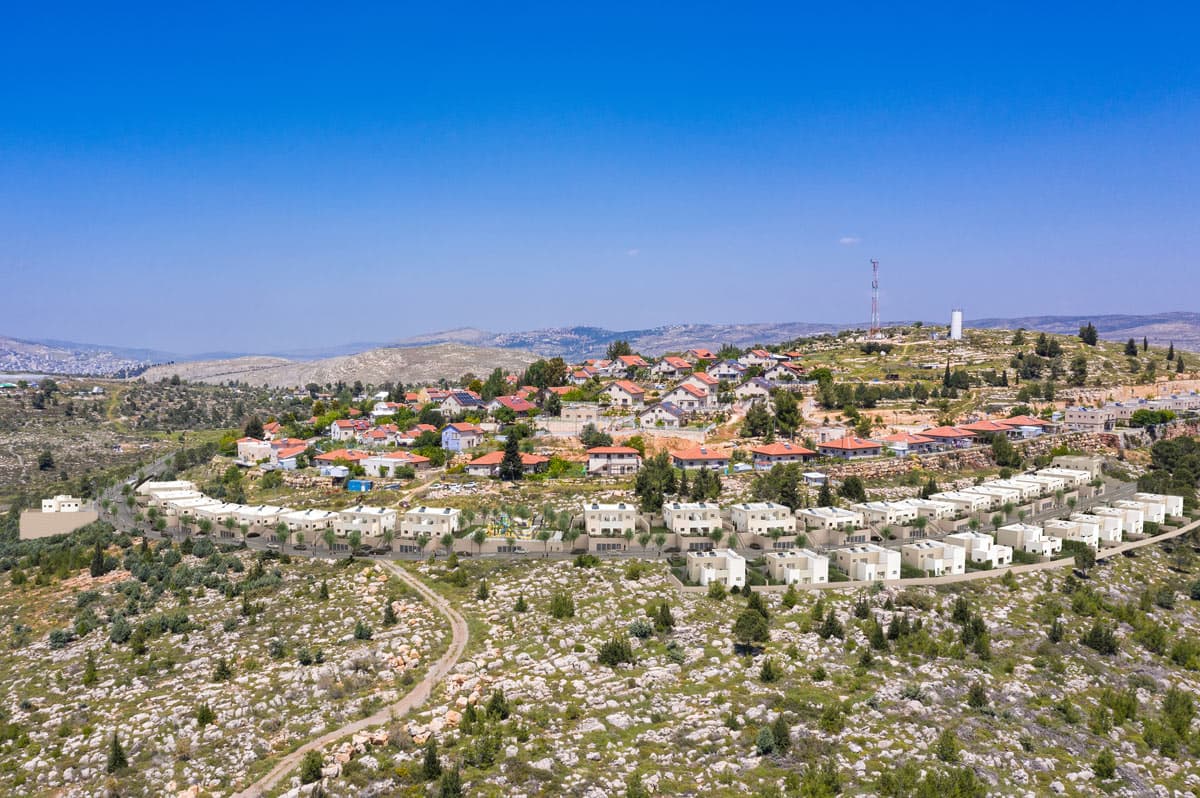 תמונת הדמייה תצפית באיתמר